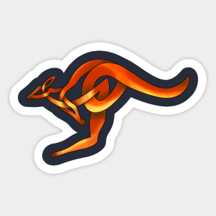 Kangaroo Sticker